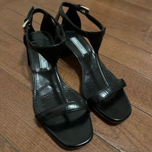 Black Prada Sandal Heels 👠